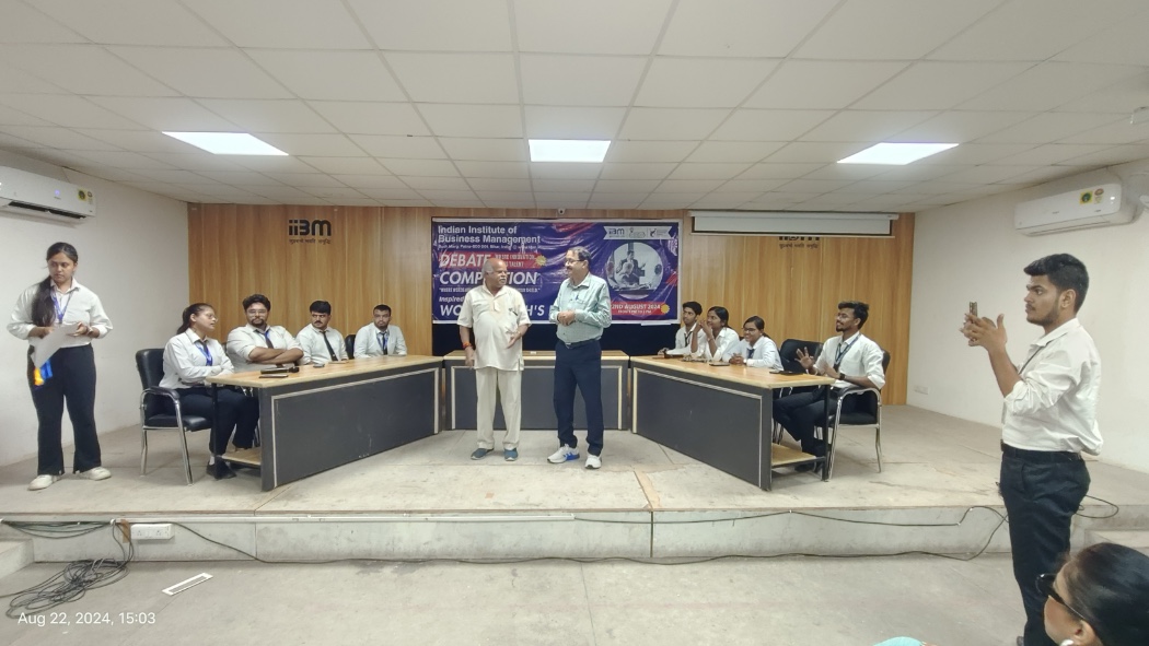 World Youth Day Debate at IIBM Explores Impact of Organised vs. Unorganised Crime